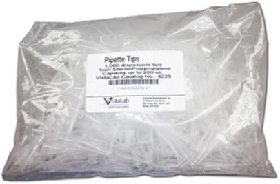 VistaLab 4058-6000 Micro Pipette Tip, 10mL Volume (Bag of 100)