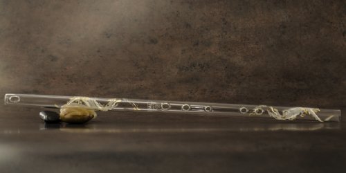 HALL CRYSTAL フルート Offset モデル D管 全長553mm FLUTE D DRAGON