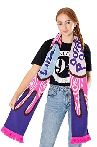 CID Harry Potter Luna Lovegood   Bufanda de punto para adultos, multicolor, talla única, multicolor, Talla única