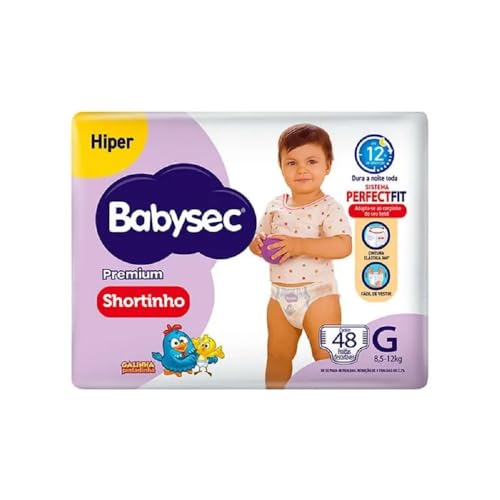 Fralda Babysec Galinha Pintadinha Pants Hiper G 48 Unids