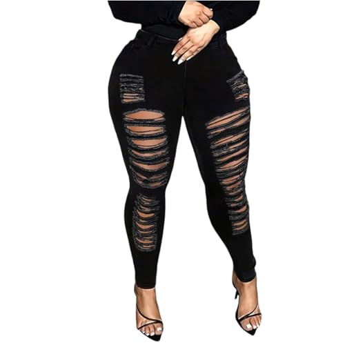 fanmpghleoo Skinny Stretchy Jeans for Women Butt Lifting High Waisted Colombian Jeans Curvy Casual Cropped Denim Leggings