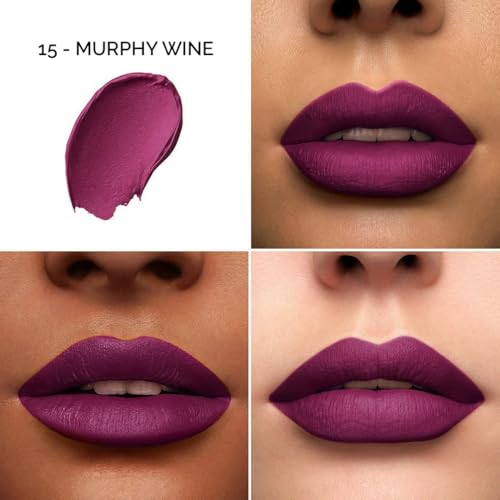 Image of Colors Queen Color It All Long Lasting Crayon Lipstick | Up to 18 Hours Stay | Creamy Matte Finish | Waterproof & Light Weight| Smudge Proof & Non-Transferable |Lipstick for Women (Murphy Wine,3.5g)