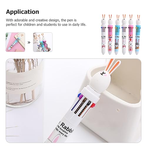 Stylo lapin dix couleurs lot de 12 pièces idéal comme cadeau de rentrée