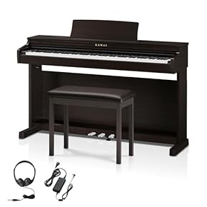 ゲリラセール❣️電子ピアノ 88鍵盤　木製黒　スタンド一体型　ペダル付き レンタル] KORG B2 電子ピアノ 88鍵盤 ブラック [ダンパーペダル