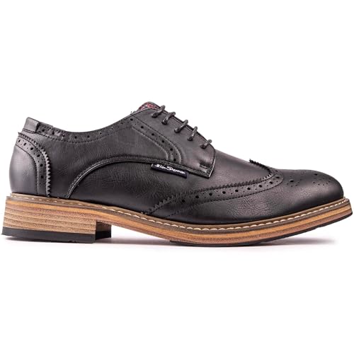 Ben Sherman Mens Triumph Brogue Shoes Black