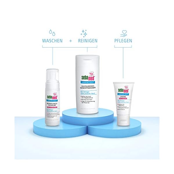 Sebamed Unreine Haut Reinigungsschaum, Gesichtsreinigung bei fettiger und unreiner Haut, ohne Mikroplastik,150 ml (1er… – Bild 6