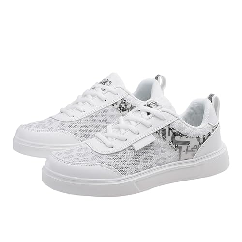 Genérico Deportivas Negras Mujer Ligero Malla Transpirable Color sólido Zapatillas Mujer 𝗕lanca (Black, 37)
