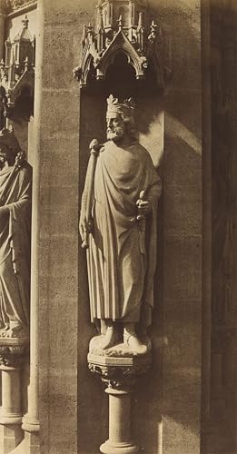 Art mural d'exception de la statue de Clovis par Charles Marville, affiche rétro 60x90cm