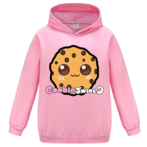 Sweat à capuche Cookie Swirl C pour fille pull confortable à manches longues
