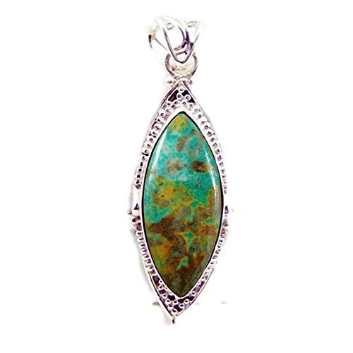 Bague Marquise turquoise naturelle en argent sterling 925 pour femme