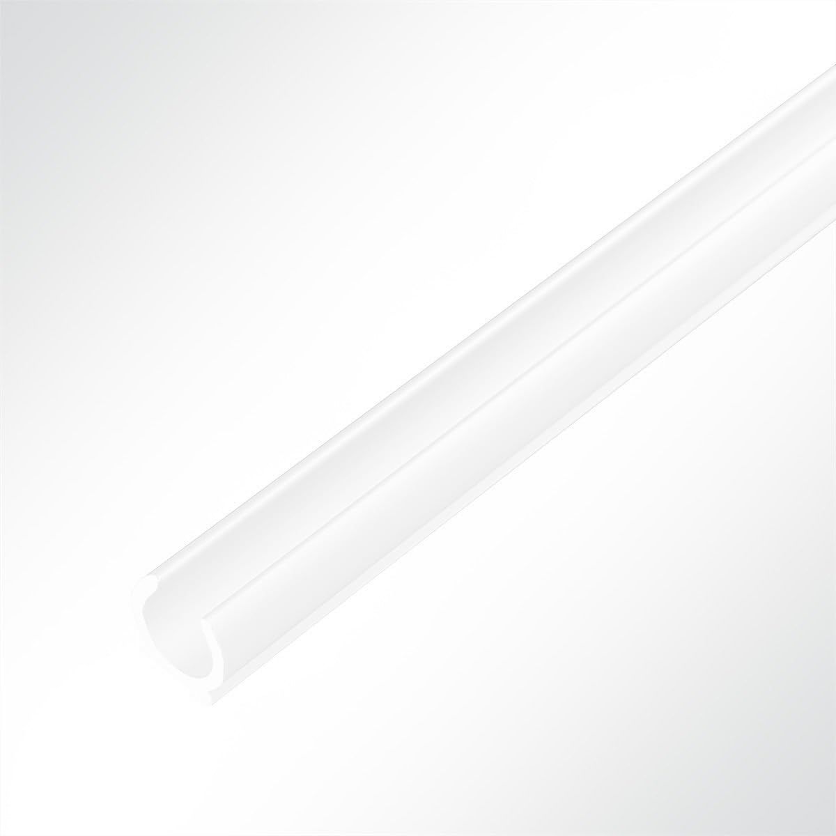 Kederschiene Kederleiste Aluminium C-Profil weiß RAL 9016 für Keder 5-9mm Länge 1 Meter