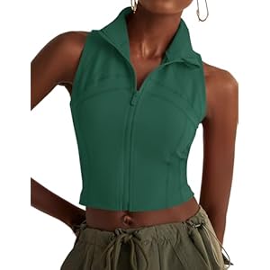 KTILG Bbl Jacket Women Workout Zip-Up Jackets Gym Clothes Athletic Crop Yoga Running Pullover Activewear Fitted Tops