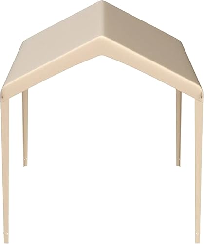 Miniatura 3 de Toldo de repuesto para cochera, 10 x 20 pies, beige, protección UV y material impermeable, adecuado para barcos, fiestas, bodas, jardines, tiendas