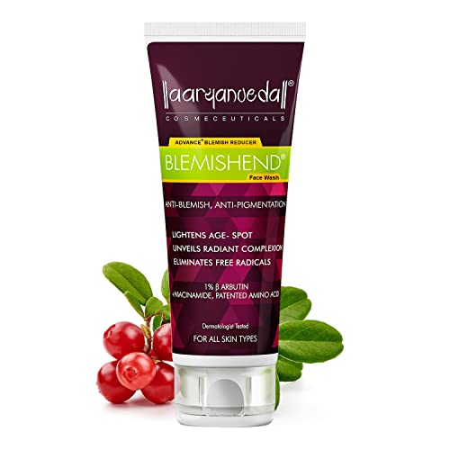 Aryanveda Blemishend Face Wash For Age spot & Banishes Free Radicals For Men & Women 60ml