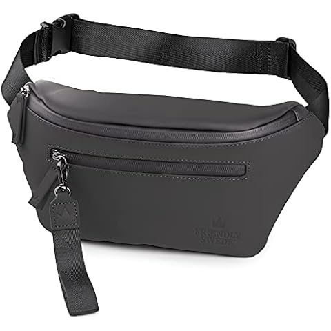 The Friendly Swede Riñonera de Moda - VRETA - Bolso Bandolera, Bolsillos con Cremallera Cover