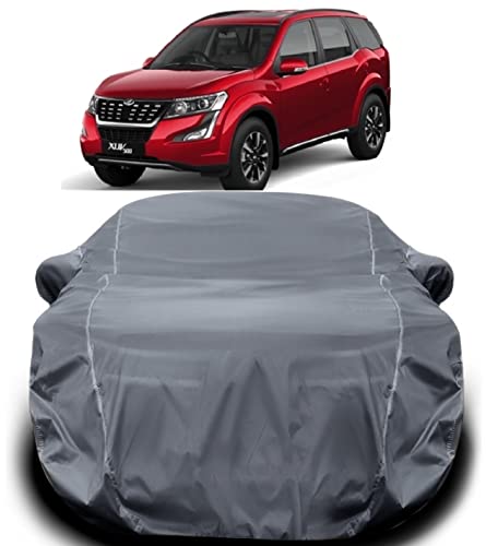 Image of Mahindra Xuv 500 Car Cover Waterproof /Xuv Body Waterproof with Triple Stitched Fully Elastic Ultra Surface Protection (Grey Lookfor 500)