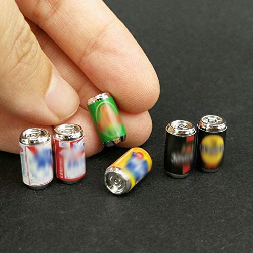 1:12 Scale 11 Pcs Miniature Beer Bottles And Beer Cans Mini House Drink Accessories For Fairy Garden Pub Bar Decoration #TOP3