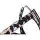 kachawoo Halb randlose Vintage Mode Gläser Rahmen Cat Eye Große rahmenlose blaue Licht Eyewears Elegante Brillen für Frauen 2023 (leoaprd with clear)