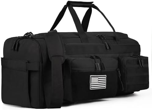 Amazon.com | LHI 50L Tactical Duffle Bag for Men, 3-in-1 Gym Duffle and ...
