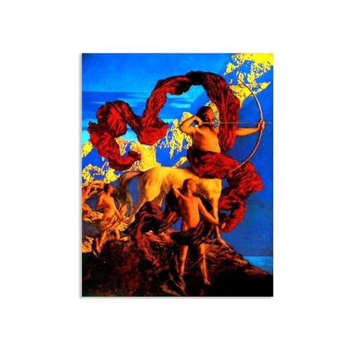 Impression Toile Jason und sein Lehrer Maxfield Parrish Décoration Salon 65x50cm