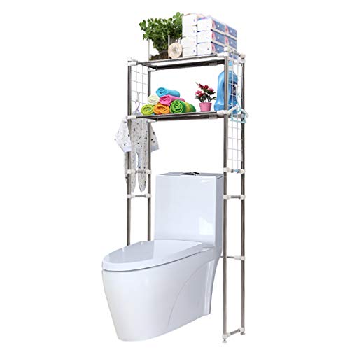 Toilettenständer, Waschmaschinenständer, Edelstahl-Badezimmerständer, Lagerregal, Vertikale Raumnutzung Über Der Toilette