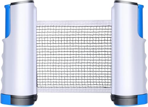flintronic Ausziehbares Tragbares Tischtennisnetz, Tragbar Ping Pong Ersatznetz, Tischtennisnetz Outdoor & Indoor für Jeden Tisch, Maximale Länge 170 cm (Blau) flintronic Ausziehbares Tragbares Tischtennisnetz, Tragbar Ping Pong Ersatznetz, Tischtennisnetz Outdoor & Indoor für Jeden Tisch, Maximale Länge 170 cm (Blau)