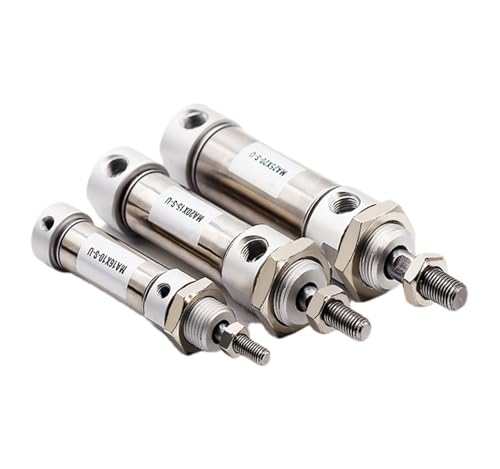 Cylindre pneumatique MA25-120 finition ronde haut de gamme en acier inoxydable