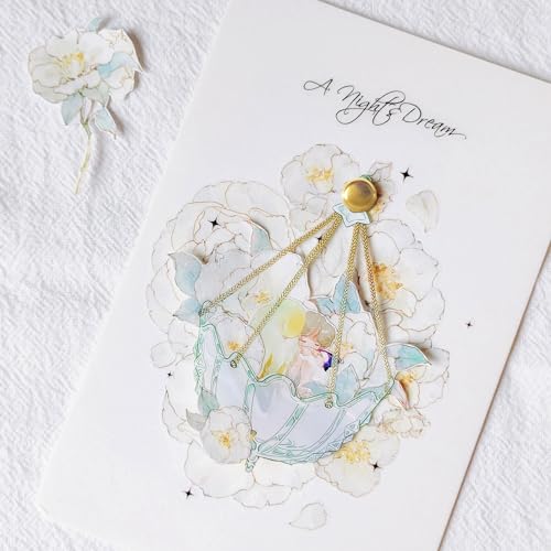 image for Quacc 200pcs Gold Split Pins Round Scrapbooking Brads Split Pins Paper