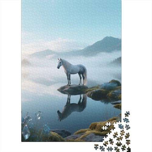 Marengo, Puzzle in 1000 Teilen, Herzliche Familienaktivität, Geschenk Oder Dekoration, Ab 14 Jahren,Pferd, 38x26cm/1000pcs