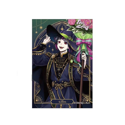 ディズニー ツイステッドワンダーランド リリア ヴァンルージュ グリッターアート缶バッジ ブルームバースデー