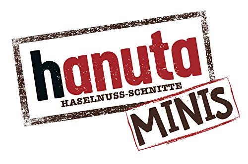 Hanuta Minis - einzeln verpackte knusprige Mini Haselnuss Schnitte - knusprige Waffeln mit zarter Haselnusscreme – Snack für zwischendurch – 200 g