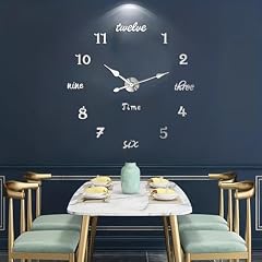Modern Frameless Large Wall Clock Battery Operated 3 D Mirror Big DIY Decorative Wall Clocks for photo Modern Frameless Large Wall Clock Battery Operated 3 D Mirror Big DIY Decorative Wall Clocks for