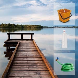 Détail du kit avec batteries et accessoires