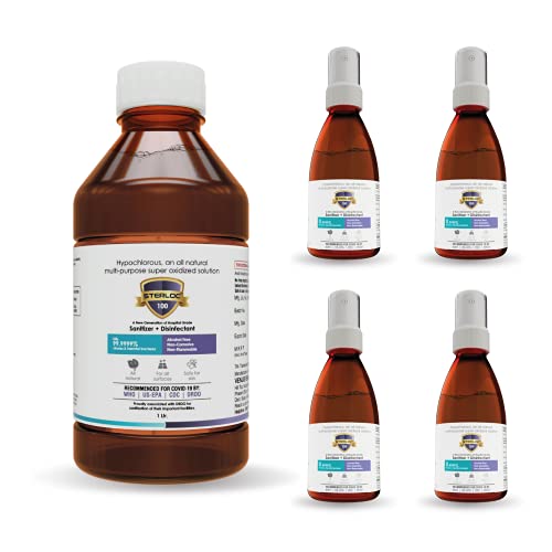 HOCL Hospital Grade Non-Alcoholic Sanitizer + Disinfectant for Mu...