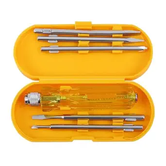 RAMEX screwdriver set, screwdriver set tools kit, screwdrivers tools 5 Pieces set with box standard screwdriver set (Pack of 5)