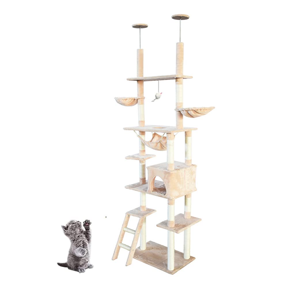 人気商品超目玉 目玉商品 新品 キャットタワー 突っ張り 突っ張り型