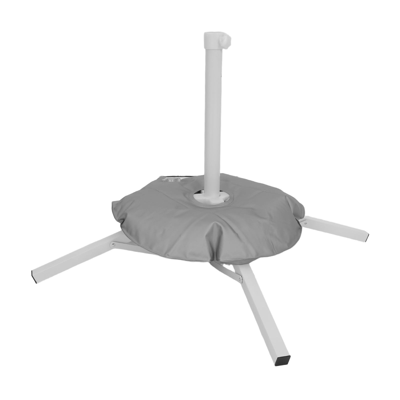 Pied de parasol pliable Luxshiny robuste en metal et plastique avec sac de lest