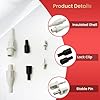 MCWlaser Set of 2 High Voltage Wire Connector Between CO2 Power Supply and CO2 Laser Tube for Laser Cutting Machine high Voltage Head