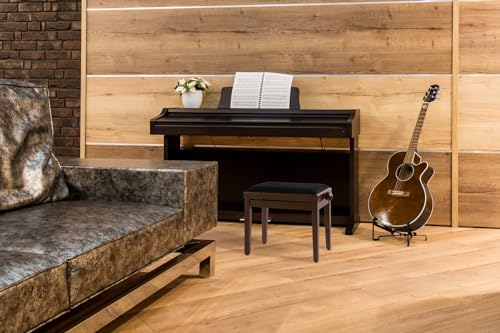 Classic Cantabile banquette pour piano (bois de rose, dépoli) - Les Beatles, Paul McCartney, John Lennon, RIngo Starr, George Harrison Classic Cantabile banquette pour piano (bois de rose, dépoli) – Image 8