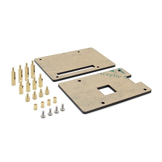 Geekworm Custodia in acrilico fai da te compatibile con Pi 4/3B+/3B/2B/B+