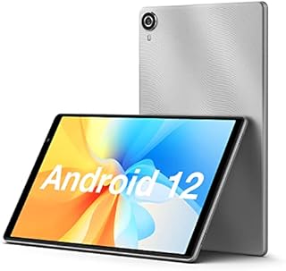 TECLAST Tablet Android 12 P25T Tablets 10 Inch, 4GB RAM 64GB ROM(TF 1TB), Allwinner A133 Quad Core, 1280×800 HD IPS, 2.4/5.0GHz WiFi 6+Type C+Bluetooth 5.0+5000mAh+Silver Grey 2022