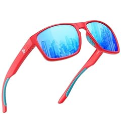 Red Frame Revo Blue Lens