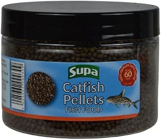 Supa Catfish Pellets Fish Food 100 grams, Specially Formulated Nutritious Sinking Pellet Suitable for All Tropical and Coldwater Bottom Feeding Fish,