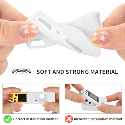Funda de silicona para cámara Kodak CHARMERA keychain blanca miniatura 2