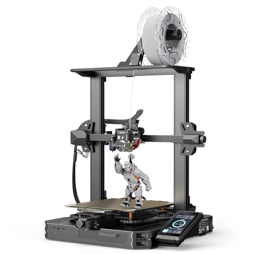 Creality Ender-3 S1 Prox Imprimante 3D Ender-3 S1 Pro Améliorée Haute Vitesse 300mm/s avec Buse 300℃ Sprite Extrudeuse à Entraînement Direct Tout Métal CR Touch Carte Mère Silencieuse 220x220x270mm