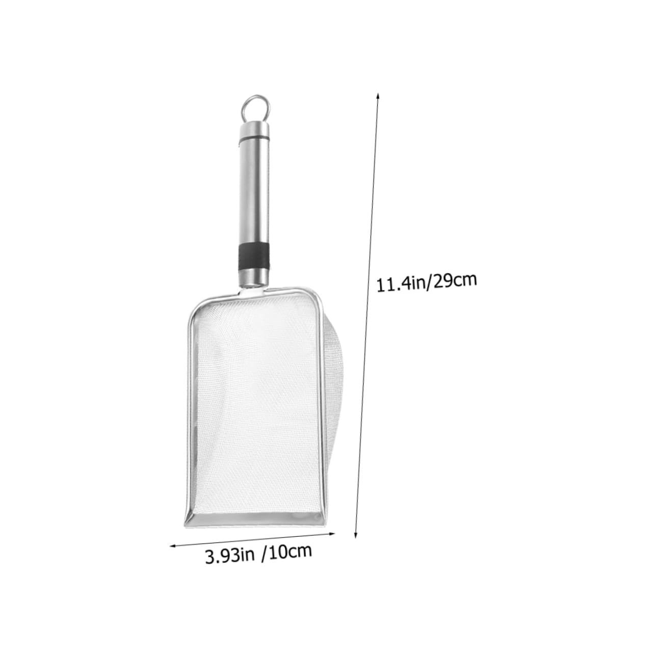 Cat Litter Scoop De Inoxidable para Reptiles y Mascotas para Limpieza Sustratos Diseño De Malla Filtrante Herramienta Reutilizable para Uso Doméstico