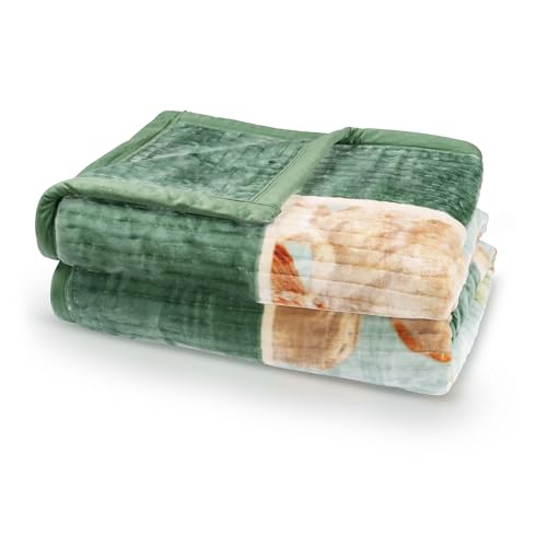 Image of MYTRIDENT Blanket for Winter Double Size, Classic Tranquil Touch Collection, 4 Kg Blanket Double - Ivy