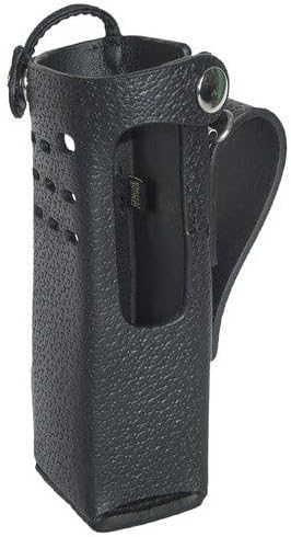Leather Carry Case Compatible with M398LC6F-C Two Way Radio - Fixed Loop (Full Display)
