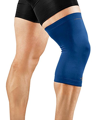 Tommie Copper Men's Recovery Refresh Knee Sleeve, Cobalt Blue, Medium