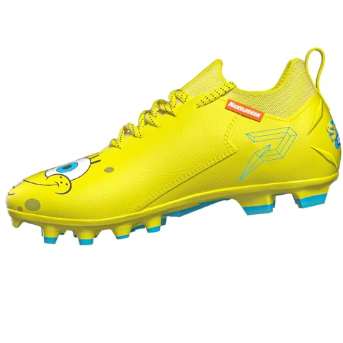 Phenom Elite Spongebob Football Cleats Quantum Speed 2.0 | SprintSense Traction | Lightweight Men's Football Cleats | Official Nickelodeon Gear | American Football Shoes3